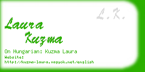 laura kuzma business card